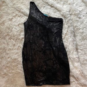 Alice + Olivia One Shoulder Mini Dress